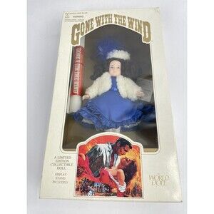 Gone with the Wind Doll Bonnie Collection Blue Dress World Dolls 9 Inches Tall